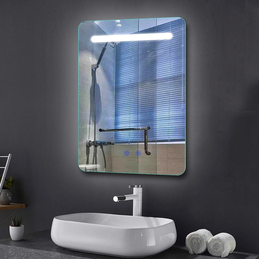 Espelho inteligente led espelho de parede decoração para casa espelho de maquiagem bluetooth acessórios para banheiro móveis de salão casa inteligente espelho de banheiro