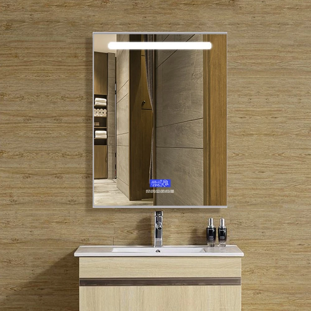 Espelho inteligente led espelho de parede decoração para casa espelho de maquiagem bluetooth acessórios para banheiro móveis de salão casa inteligente espelho de banheiro