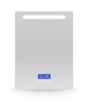 Espelho inteligente para banheiro com LED antiembaçante com alto-falante Bluetooth Display de tempo e temperatura