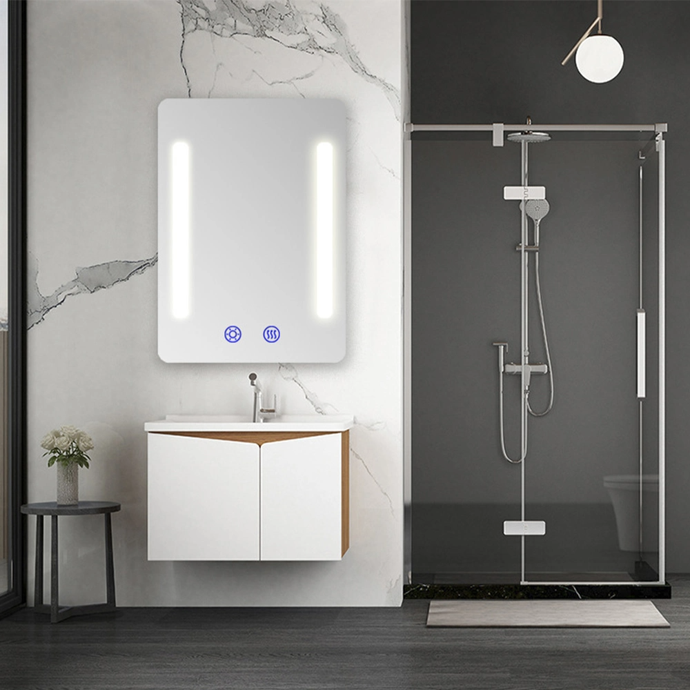 Preço de fábrica Custom Touch Screen Luzes LED Hollywood Espelho Banheiro Smart Vanity Anti Fog Espelho com Iluminação