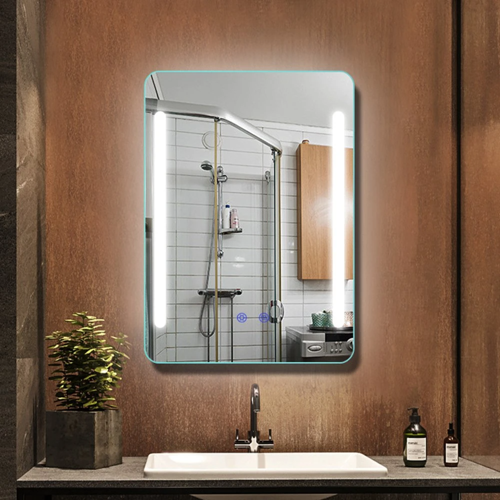 Novo design espelho de LED inteligente para banheiro espelhos de banho de LED com luz