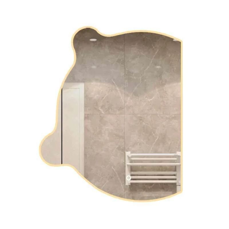 Urso Ecrã Táctil Wave Espelho Toalete Quarto Criativo Irregular Heterotípico Maquilhagem Espelho De Maquilhagem