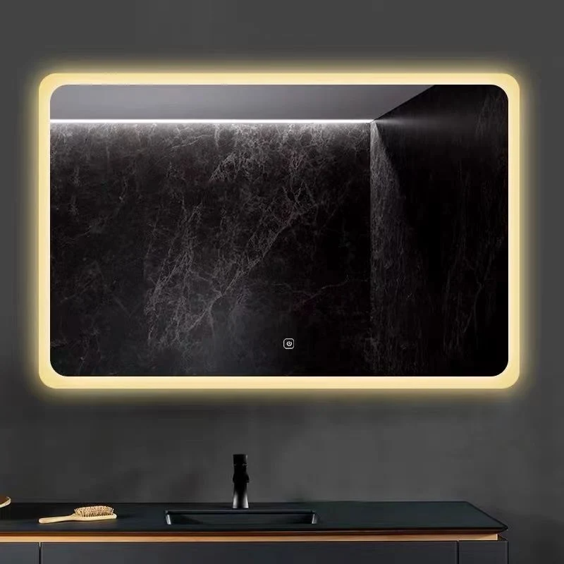 Espelho de banheiro pessoal personalizado retroiluminado LED espelho de maquiagem à prova d'água com luz