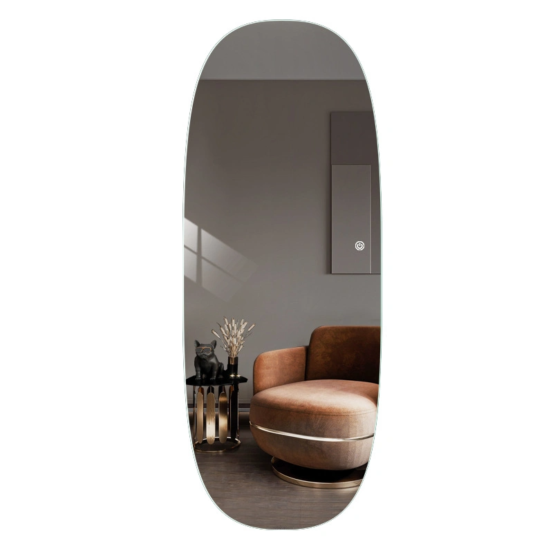 Espelho de parede LED decorativo para loja de roupas provador Espelho tridimensional inteligente de corpo inteiro